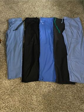 5pc Bundle Medium Medical Pant Scrubs